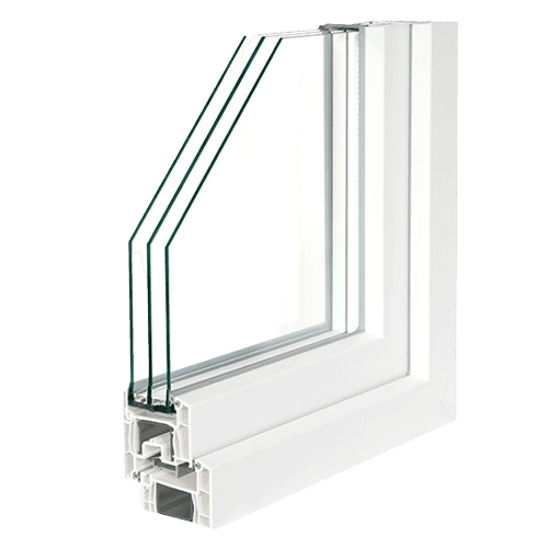 Slim 3 Glas Fönster